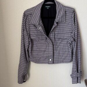Wild and fable Plaid Women's cropped Jacket